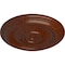 Ekena Millwork Traditional Ceiling Medallion (Fits Canopies up to 2 3/4"), 12"OD x 1"P, Burnished Mahogany Crackle CM12TRBMC - alternate 2